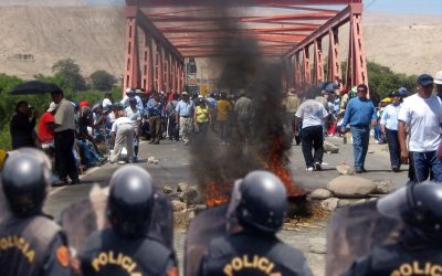 Impactos económicos de los conflictos sociales en el Corredor Vial Sur